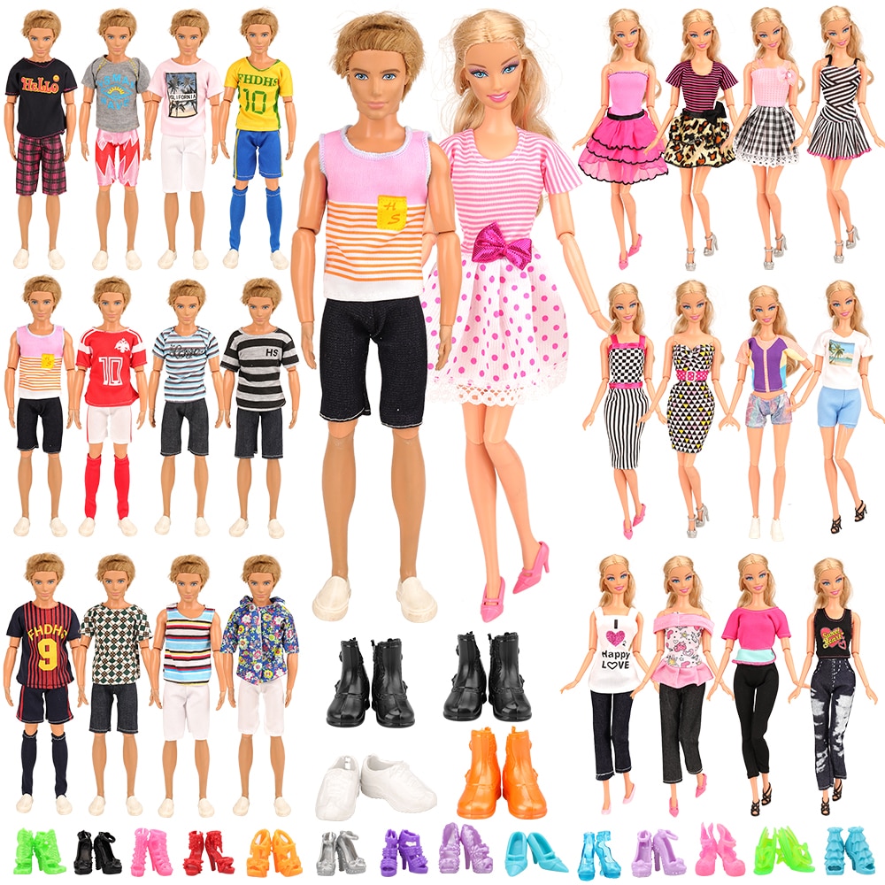 BARWA Doll Clothes 34 Item = 10 Ken Clothes 4 Ź ..